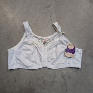 NWT Comfort Choice Posture Support Bra 50B White